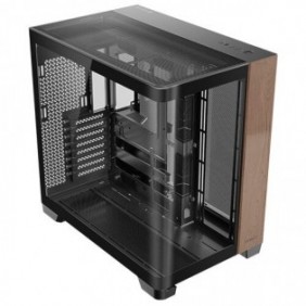Antec C8 Curve Wood, Full Tower, PC, Noir, Transparent, Bois, ATX, ITX, Verre, Plastique, Acier, Bois, 17,5 cm