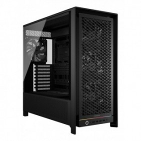 Corsair FRAME 5000D RS, Midi Tower, PC, Noir, ATX, EATX, micro ATX, Mini-ITX, Plastique, Acier, Verre trempé, Jouer