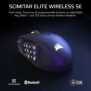Corsair Scimitar Elite Wireless SE, Droitier, Optique, RF sans fil + Bluetooth, 33000 DPI, Noir