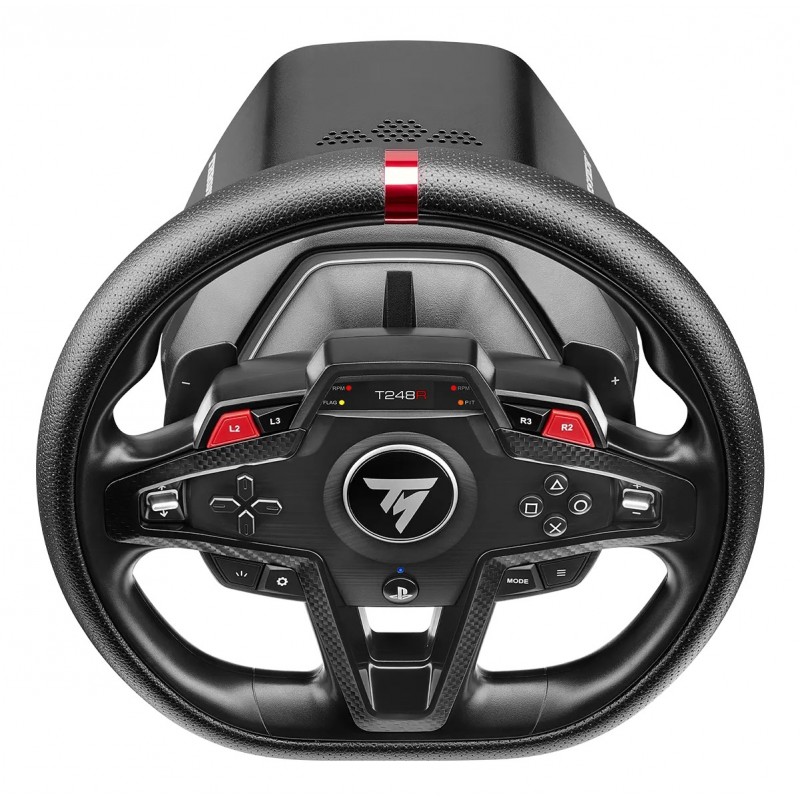 ThrustMaster T248R, Volant + pédales, PC, PlayStation 4, PlayStation 5, Hybrid drive, Avec fil, USB, Charbon