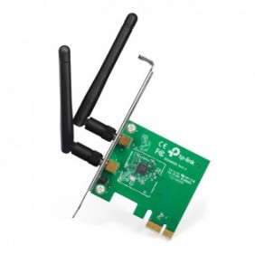TP-LINK TL-WN881ND, Interne, Sans fil, PCI Express, WLAN, 300 Mbits, Vert