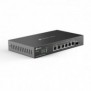 TP-LINK Omada ER707-M2, Ethernet WAN, 2.5 Gigabit Ethernet, Fast Ethernet, Gigabit Ethernet, Noir