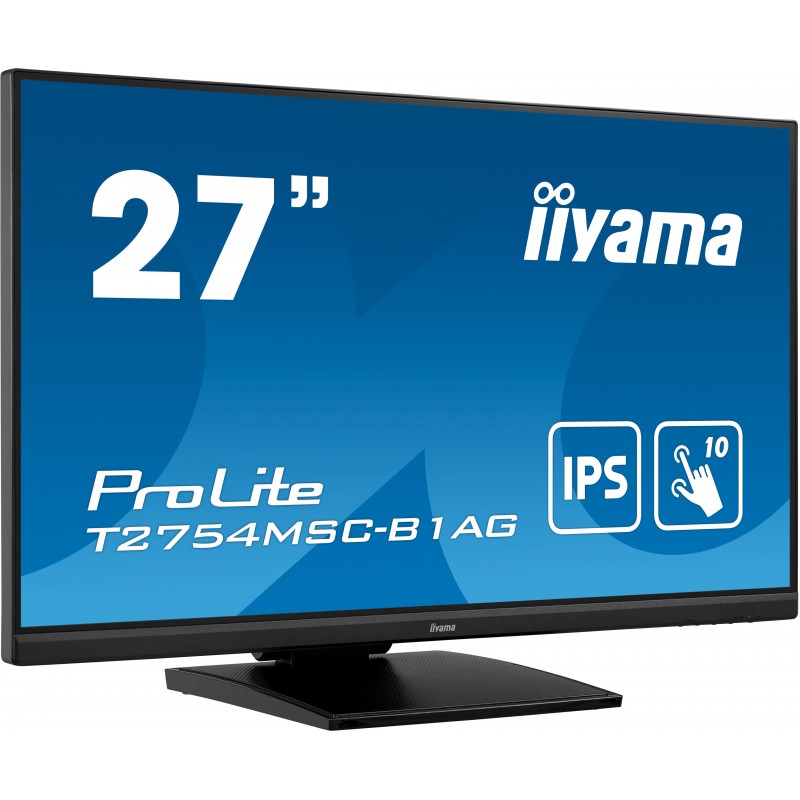 Iiyama ProLite T2754MSC-B1AG, 68,6 cm 27", 1920 x 1080 pixels, Full HD, LED, 4 ms, Noir