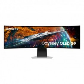 Samsung G95SC, 124,5 cm 49", 5120 x 1440 pixels, Dual QHD, OLED, 0,03 ms, Argent