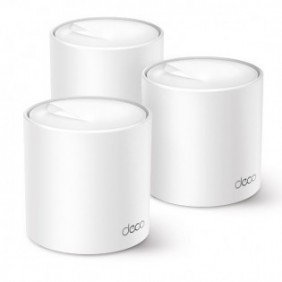 TP-LINK Deco X50 3-pack, Blanc, Interne, CE: 20 dBm 2.4 GHz 23 dBm 5 GHz FCC: 30 dBm 2.4 GHz 30 dBm 5 GHz, Bi-bande 2,4 GHz  5 GHz, Wi-Fi 6 802.11ax, 802.11a, 802.11b, 802.11g, Wi-Fi 4 802.11n, Wi-Fi 5 802.11ac, Wi-Fi 6 802.11ax