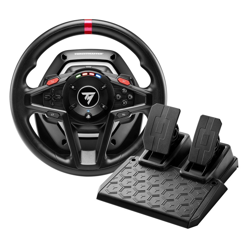 ThrustMaster T128, Volant + pédales, PC, PlayStation 4, PlayStation 5, Boutons directionnels, Bouton de frein à main, Touche Menu, Setting button, Touche Partage, View..., Analogique, 900, 30 ms