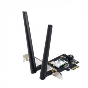 ASUS PCE-AXE5400, Interne, Avec fil, PCI Express, WLAN, Wi-Fi 6E 802.11ax, 2402 Mbits