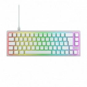 Cherry K5V2 Compact, Avec fil, USB, Clavier mécanique, QWERTZ, LED RGB, Blanc