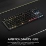 Corsair K70 CORE TKL, Sans clé 80 - 87%, Avec fil, USB, Clavier mécanique, LED RGB, Noir