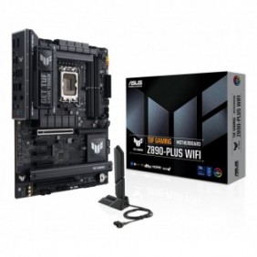 ASUS TUF GAMING Z890-PLUS WIFI, Intel, LGA 1851 Socket V1, Intel Core Ultra Series 2, DDR5-SDRAM, 192 Go, DIMM