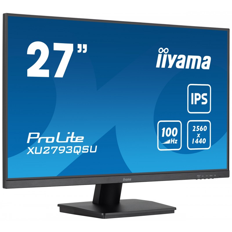 Iiyama ProLite XU2793QSU-B7, 68,6 cm 27", 2560 x 1440 pixels, Quad HD, LED, 1 ms, Noir
