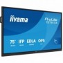 Iiyama TE7513A-B1AG, Écran plat interactif, 190,5 cm 75", 3840 x 2160 pixels, Wifi, 187