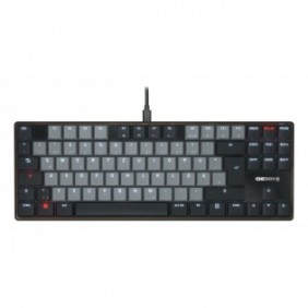 Cherry KC 500 MX LP TKL, Sans clé 80 - 87%, Avec fil, USB, Clavier mécanique, QWERTZ, Noir, Gris