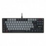 Cherry KC 500 MX LP TKL, Sans clé 80 - 87%, Avec fil, USB, Clavier mécanique, QWERTZ, Noir, Gris