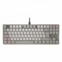 Cherry KC 500 MX LP TKL, Sans clé 80 - 87%, Avec fil, USB, Clavier mécanique, QWERTZ, Gris
