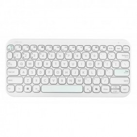 ASUS Marshmallow Keyboard KW100, 75%, Sans fil, Bluetooth, Commutateur de touche « ciseaux », QWERTZ, Blanc