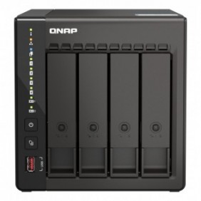 QNAP TS-453E, NAS, Tower, Intel® Celeron®, J6412, 8 Go, 0 To