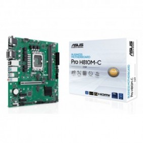 ASUS PRO H810M-C-CSM, Intel, LGA 1851 Socket V1, Intel Core Ultra Series 2, LGA 1851, DDR5-SDRAM, 128 Go