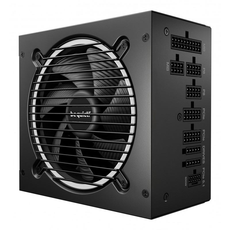 Be Quiet! Pure Power 13 M 850 W | Alimentation ATX 3.1, semi-passive, 80 Plus Gold, 850 W, 100 - 240 V, 900 W, 5060 Hz, 12 A, 6 A