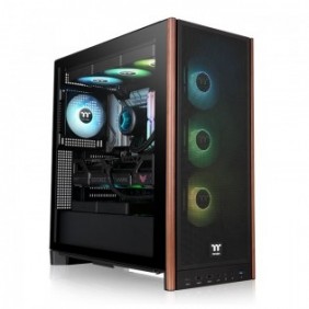 Thermaltake S370 WS, Midi Tower, PC, Noir, ATX, EATX, micro ATX, Mini-ITX, SPCC, Verre trempé, Gaming