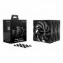 Be Quiet! Pure Wings 3 140 mm | Ventilateur PC silencieux high-speed | Pack de 3, Ventilateur, 14 cm, 1800 trmin, 122,6 m³h, Noir