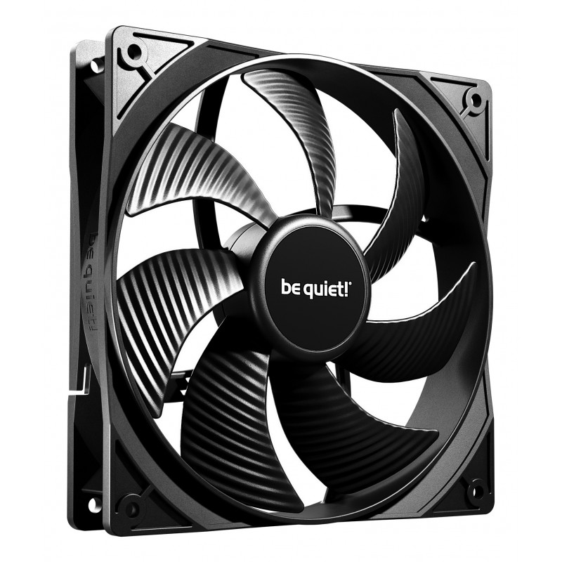 Be Quiet! Pure Wings 3 140 mm | Ventilateur PC silencieux | Pack de 3, Ventilateur, 14 cm, 1200 trmin, 97,5 m³h, Noir