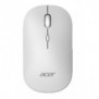 Acer AMR130, Ambidextre, RF sans fil + Bluetooth, 1600 DPI, Blanc