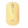 Acer AMR130, Ambidextre, RF sans fil + Bluetooth, 1600 DPI, Jaune