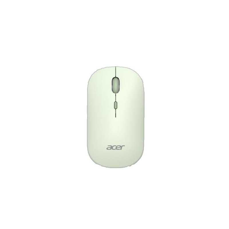 Acer AMR130, Ambidextre, RF sans fil + Bluetooth, 1600 DPI, Vert