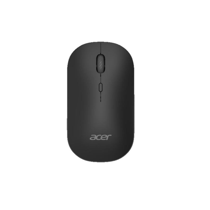 Acer AMR130, Ambidextre, RF sans fil + Bluetooth, 1600 DPI, Noir