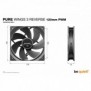 Be Quiet! Light Wings 120 mm PWM Reverse Black | Ventilateur PC reverse blanc | Pack de 3, Ventilateur, 12 cm, 1500 trmin, 80 m³h, Noir