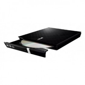 ASUS SDRW-08D2S-U Lite, Noir, Plateau, horizontale, PC de bureauPC portable, DVD±RW, USB 2.0