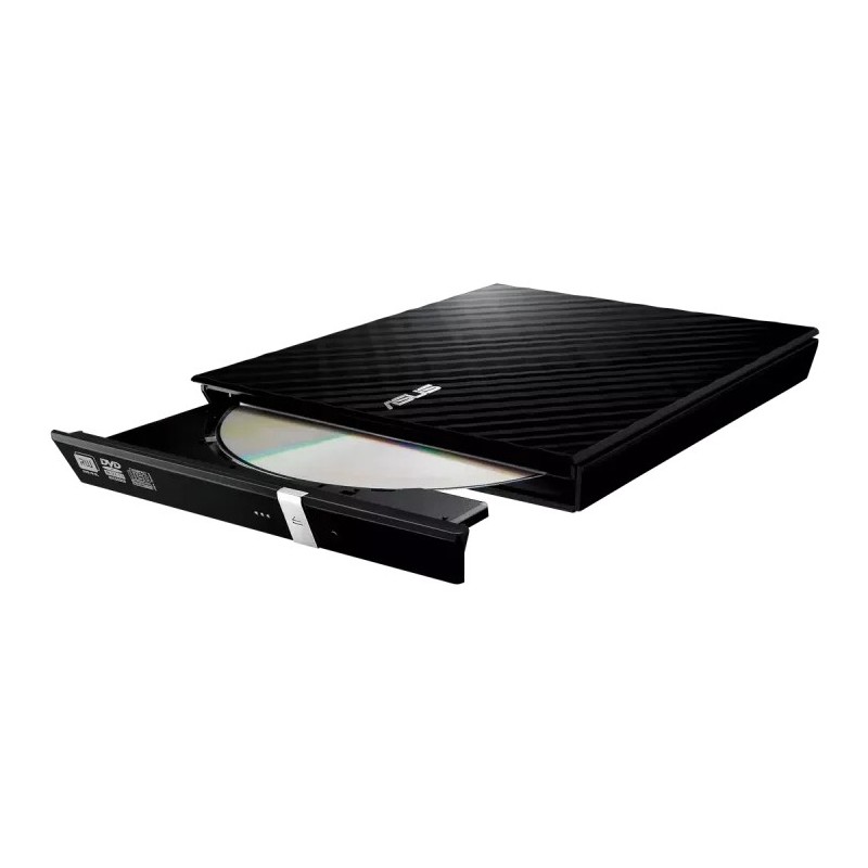ASUS SDRW-08D2S-U Lite, Noir, Plateau, horizontale, PC de bureauPC portable, DVD±RW, USB 2.0
