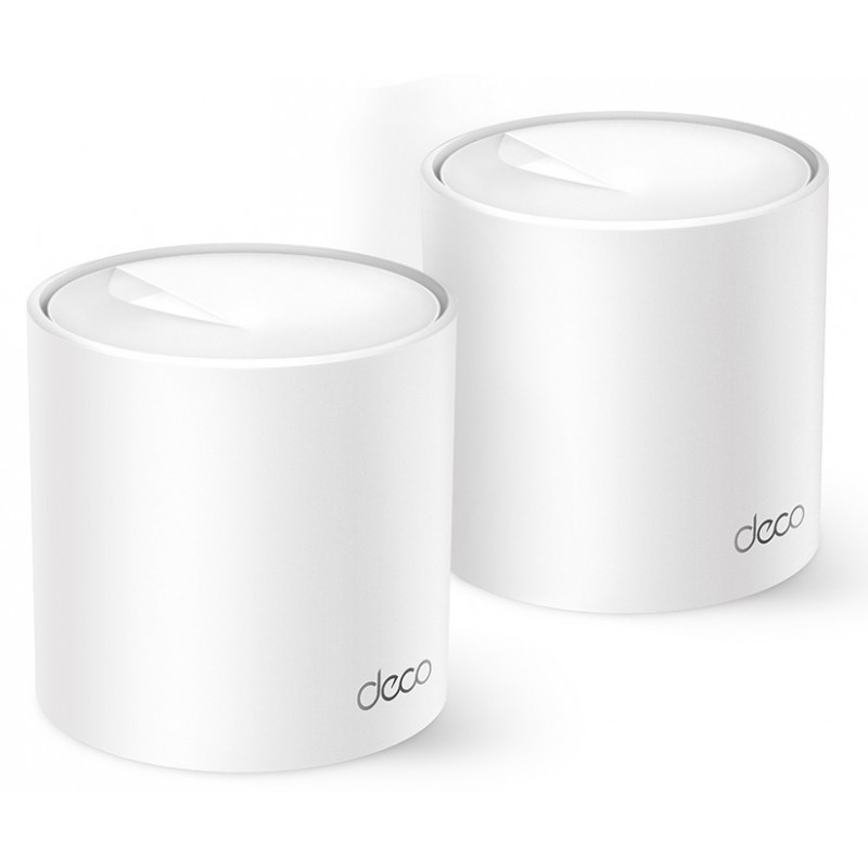 TP-LINK Deco X10, Blanc, Interne, Routeur maillé, 190 m², Bi-bande 2,4 GHz 5 GHz, Wi-Fi 6 802.11ax