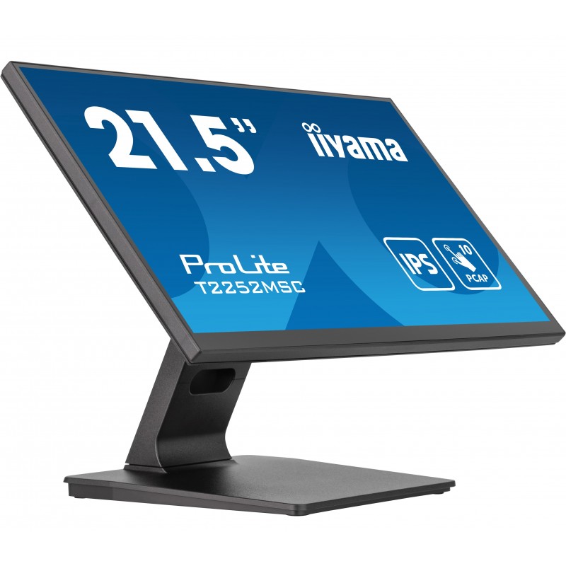 Iiyama ProLite T2252MSC-B2, 54,6 cm 21.5", 1920 x 1080 pixels, Full HD, LCD, 5 ms, Noir