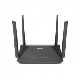 ASUS RT-AX52 AX1800 AiMesh, Wi-Fi 6 802.11ax, Bi-bande 2,4 GHz 5 GHz, EthernetLAN, Noir, Routeur