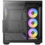 Antec C3, Midi Tower, PC, Noir, ATX, ITX, micro ATX, Verre, Plastique, Acier, 16 cm