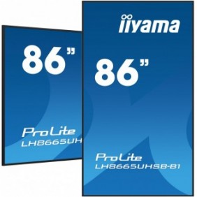 Iiyama LH8665UHSB-B1, En forme de kiosk, 2,18 m 86", LED, 3840 x 2160 pixels, Wifi, 247