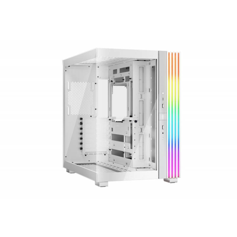 Be Quiet! Light Base 600 DX Blanc | Boîtier PC ARGB vitré, Mini ITX Micro ATX ATX, Midi Tower, PC, Blanc, ATX, micro ATX, Mini-ATX, Acrylonitrile-Butadiène-Styrène , Verre, Acier, Jouer