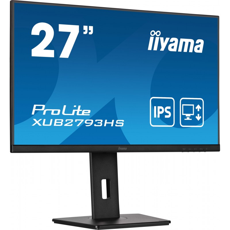 Iiyama ProLite XUB2793HS-B7, 68,6 cm 27", 1920 x 1080 pixels, Full HD, LED, 1 ms, Noir