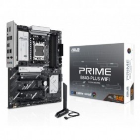 ASUS PRIME B840-PLUS WIFI, AMD, Emplacement AM5, AMD Ryzen 7000 Series, AMD Ryzen 8000 Series, AMD Ryzen 9000 Series, Emplacement AM5, DDR5-SDRAM, 192 Go
