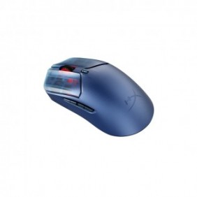 Kingston HyperX Souris sans fil gaming Pulsefire Haste 2 S Bleu marine, Ambidextre, RF Wireless + Bluetooth + USB Type-C, 26000 DPI, Marine