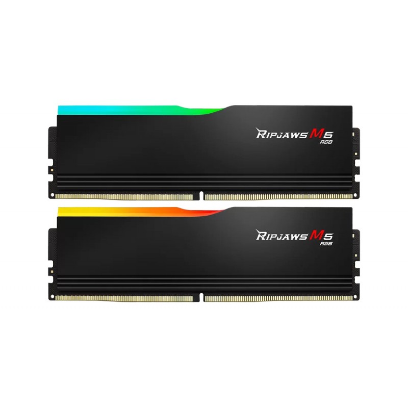 G.Skill Ripjaws M5 RGB F5-5200J4040A16GX2-RM5RK, 32 Go, 2 x 16 Go, DDR5, 5200 MHz, 288-pin DIMM