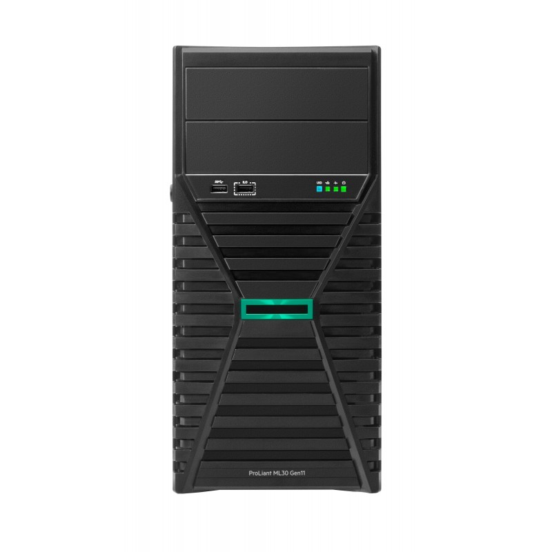 HPE ProLiant ML30 Gen11 E-2434 3.4GHz 4c 1P 32GB-U 4LFF 2x960GB SSD 800W RPS EU Server, 3,4 GHz, E-2434, 32 Go, DDR5-SDRAM, 1,92 To, Tour