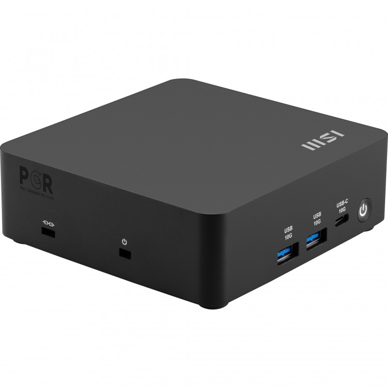 MSI CUBI NUC AI 1UMG-005EU, Intel Core Ultra 7, 155H, 16 Go, DDR5-SDRAM, 1 To, Windows 11 Pro