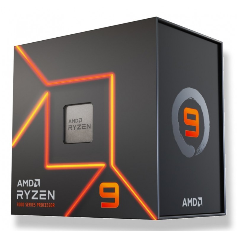 AMD Ryzen 9 7900, AMD Ryzen™ 9, Emplacement AM5, 5 nm, Boîte, AMD, 3,7 GHz