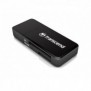 Transcend RDF5, MicroSDHC, MicroSDXC, SDHC, SDXC, Noir, CEFCCBSMIKCRCMEAC, USB 3.2 Gen 1 3.1 Gen 1 Type-A, 5 V, 24 mm