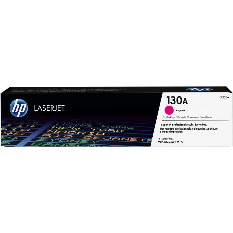 HP Cartouche de toner magenta d'origine LaserJet 130A, 1000 pages, Magenta, 1 pièce