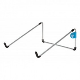 R-Go Tools R-Go Steel Basic Support pour ordinateur portable, argenté, Argent, Acier, 25,4 cm 10", 55,9 cm 22", 5 kg, 0 - 110 mm