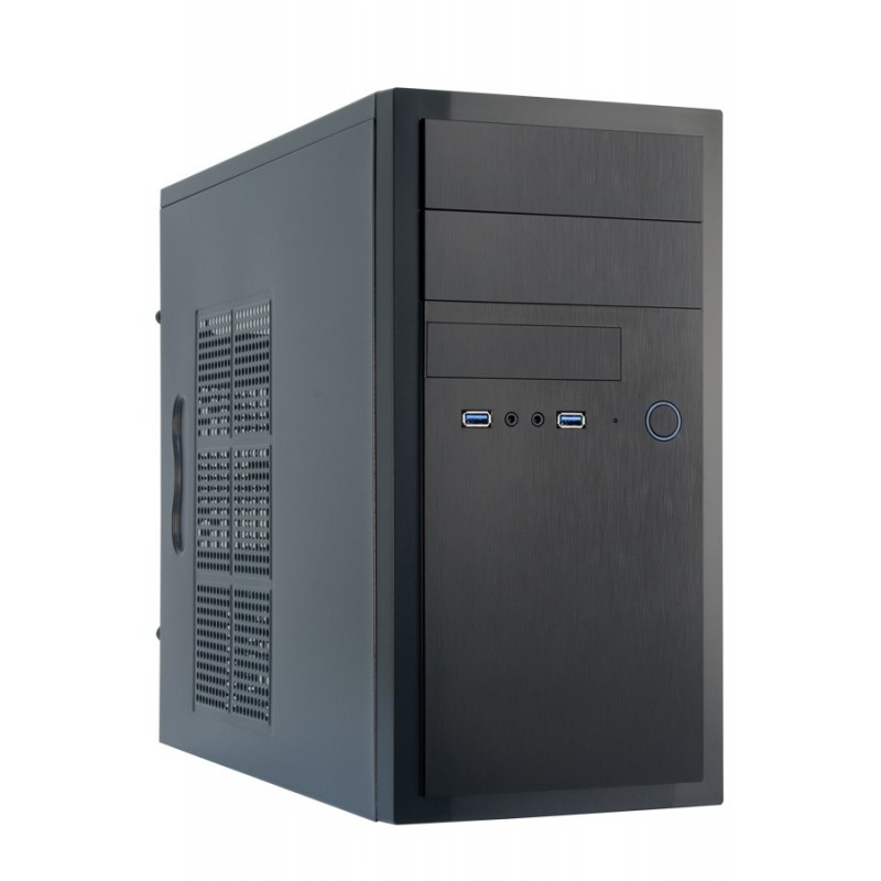Chieftec HT-01B-OP, Mini Tower, PC, Noir, micro ATX, Aluminium, maisonbureau